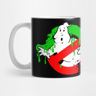 I've Been Slimed Ghost Classic Logo Damaged Mug